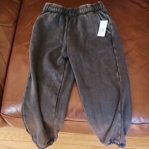 GAP Kids Charcoal Fleece Joggers
